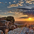 Sunset Over the Valley